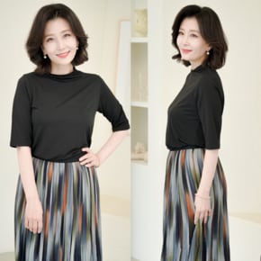 T56285 중년여성 쿨인견 7부반폴라티/엄마옷