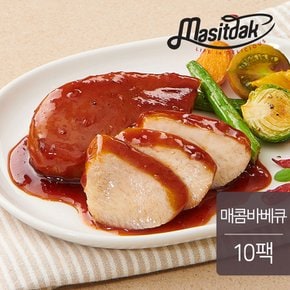 소스 통 닭가슴살 매콤바베큐 100gx10팩(1kg)