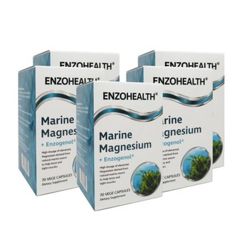  엔조 헬스 마린마그네슘 엔조제놀 비타민B 비타민D 타우린 70캡슐 5개