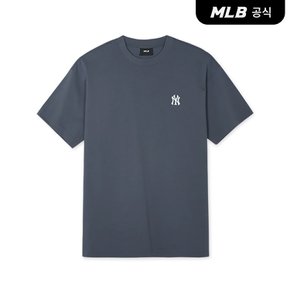 [코리아공식] [MLB] 여성 베이직 스몰로고 오버핏 반팔 티셔츠 (3 COLOR)