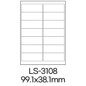  폼텍 라벨 LS-3108 100매 흰색 라벨지 A4 스티커 원형 제작 인쇄 바코드 우편 용지 폼택