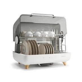 70도 고온 열풍 식기 살균 건조기 60L 화이트 HTD-2200 6인용