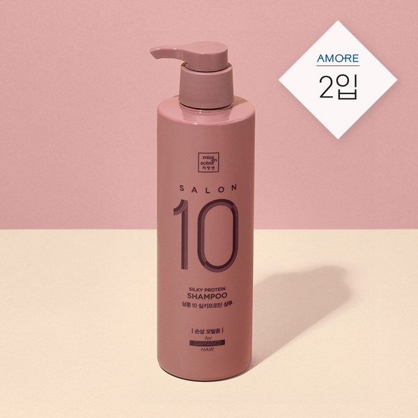 살롱10 실키프로틴 샴푸 600g X 2