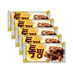 오리온 톡핑 아몬드그래놀라 43g x 5개