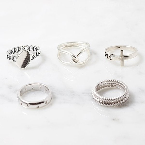 [차차실버] 베스트 얇은 은반지 39900기획전 925실버 남자 여자 커플 세련된 대중적인 꾸준한