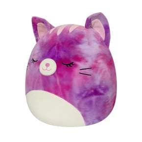 Squishmallows 14 Tie-Dye Pink Cat - Caeli, The Stuffed Animal Plush Toy