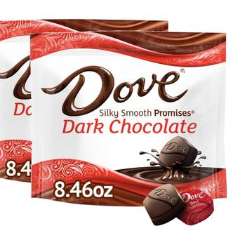 도브 [해외직구] Dove 도브 실키 스무스 다크 초콜릿 240g 2팩