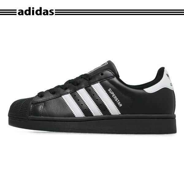 (정품) 슈퍼스타 II 블랙 JI0079