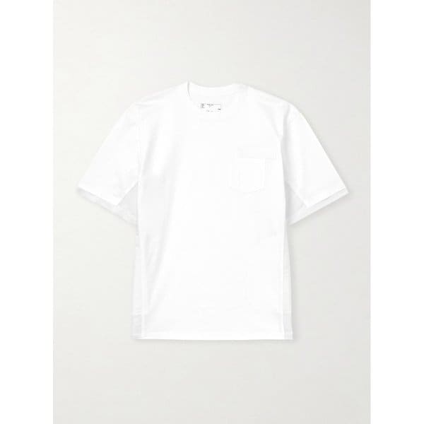 아플리케 쉘 트리밍 코튼 저지 티셔츠 46376663162924545