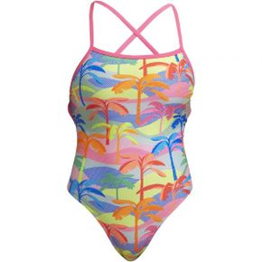 영국 펑키타 여자 수영복 Funkita Poka Palm Swimsuit for Women Chlorine-Resistant Quick-Dryi