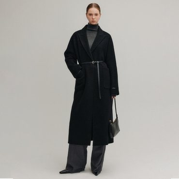 룩캐스트 모간 핸드메이드 롱 코트_블랙 / MOGAN HANDMADE LONG COAT_BLACK