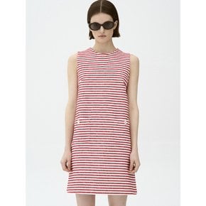 stripe dress_red