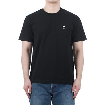 아미 [시흥점] 26SS 하트로고 자수 코튼 반팔티 (HTS346 724 045)