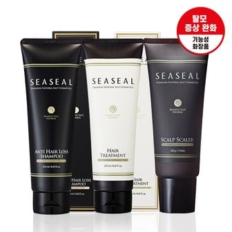 씨실 인산가 죽염 탈모 기능성 샴푸 250ml 2개+트리트먼트 250ml