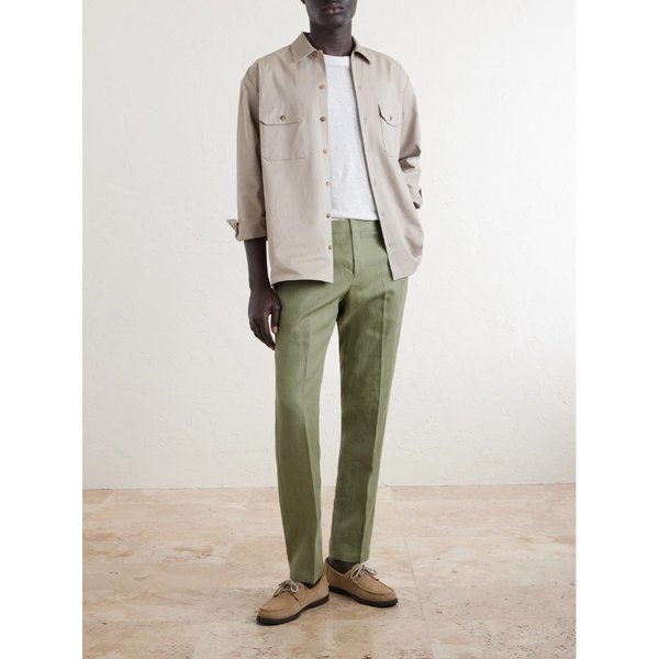 그리폰 테이퍼드 리넨 팬츠 46376663163073657