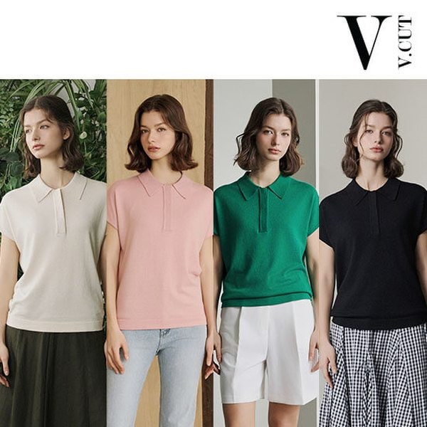 [런칭가69,900원→1만원↓]브이컷 여성 린넨 워셔블 니트 4종