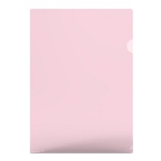 플랜 A4 고투명 L홀더 분홍색 CH490-4 (10개입)
