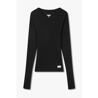 알렉산더왕 리브드 롱 슬리브 슬림 티셔츠 3615320309000