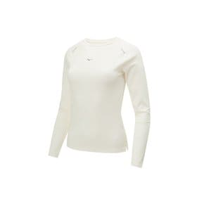 여성용 신축성 보온성이 우수한 겨울 런닝슬리브 긴팔티 BRUSHED LONG SLEEVE_32YA380048