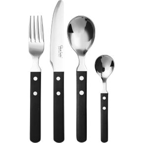 영국 로버트웰치 Robert Welch Trattoria Bright 24 Piece Cutlery Set for 6 People. Made from