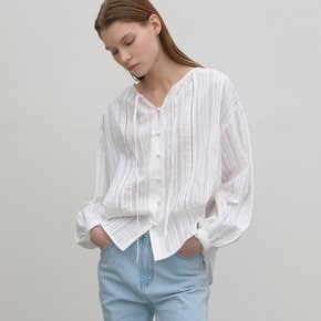 (BL-4197)GOJET PEASANT VOLUME BLOUSE