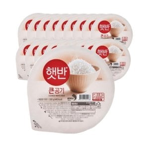 CJ 햇반 백미 큰공기 300g x 36개