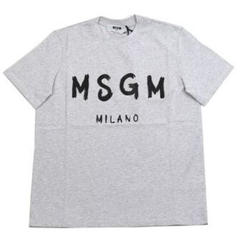 MSGM 엠에스지엠 24 브러쉬드 로고 반팔 티셔츠 2000MDM510 200005 94