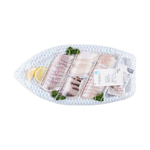 [냉장] 광어참돔모둠회 (대, 360g/팩)
