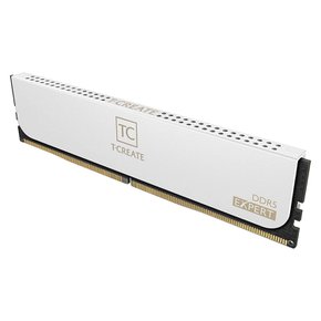 [서린공식] 팀그룹 T-CREATE DDR5-6400 CL34 EXPERT 화이트 패키지 64GB(32Gx2)