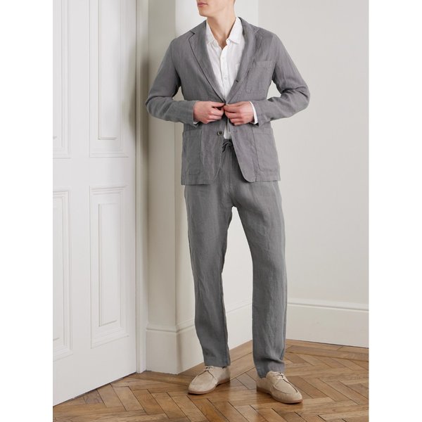 하트퍼드 조기 스트레이트 린넨 드로우스트링 팬츠 46376663163009489