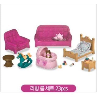 키움하우스 [우디즈패밀리](인테) 리빙룸세트(23피스)