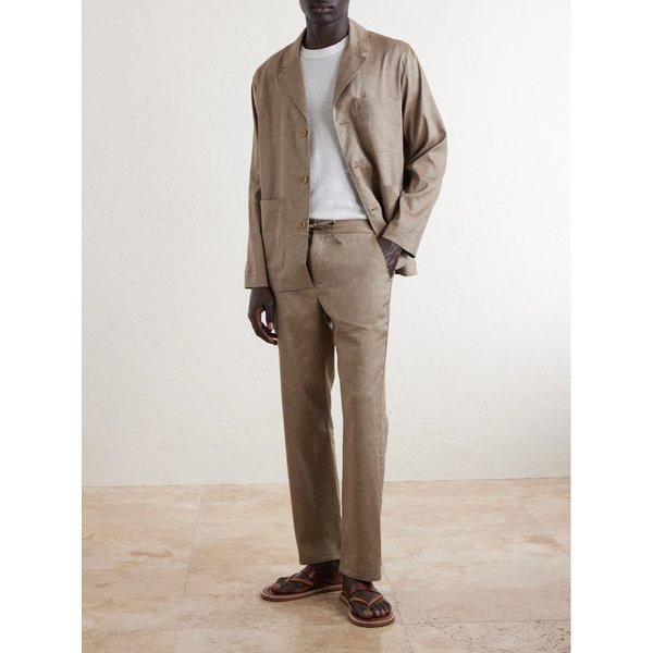 프레스코볼 카리오카 스트레이트 코튼 수트 팬츠 46376663163012956