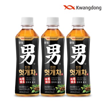 광동 [무료배송] 광동 男 진한 헛개차 340ml x 20pet