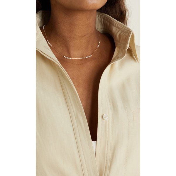 미즈키 14K 골드 진주 목걸이 25185454456678464