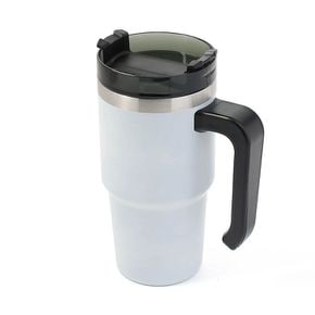 텀블러 보온 보냉 물병 스텐 뚜껑 600ml 화이트