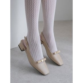 [오늘출발]Roomy 루미 골드 리본 슬링백 4cm