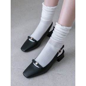 [오늘출발]Roomy 루미 골드 리본 슬링백 4cm