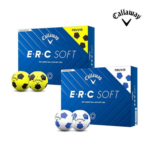 2025 ERC SOFT 트리플트랙 트루비스 골프볼 3피스