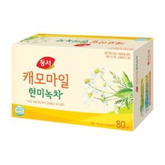 동서 캐모마일 현미녹차 1.5g 80개입 x2개