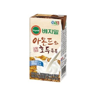  정식품 베지밀 아몬드와 호두 두유 190ml 24개