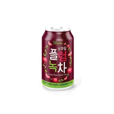 연호음료 스마일 플럼녹차(블랙자두) 340ml 24입