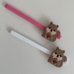 다람쥐 과자집게 봉지 밀봉 밀폐 클립 보관 소분 차단 봉투