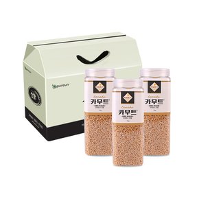 [명절 후 배송][선물세트] 카무트 1kg x 3개