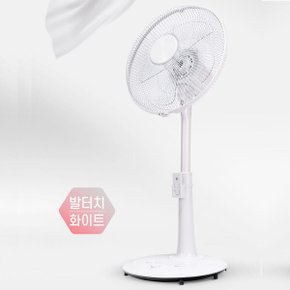 초미세풍 풋터치 스탠드형 리모컨 선풍기 화이트 (2025년 화이트날개)