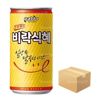  팔도 밥알없는 비락식혜 175ml X 30캔 1박스