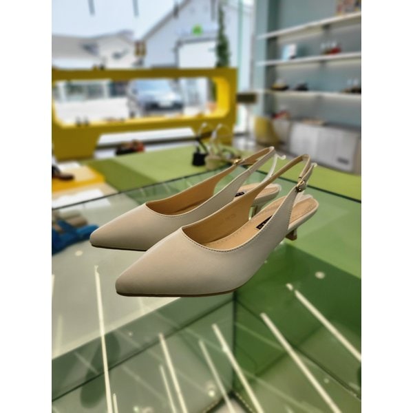 [여주점] 베이직 슬링백 샌들 4CM A23G401[2컬러]