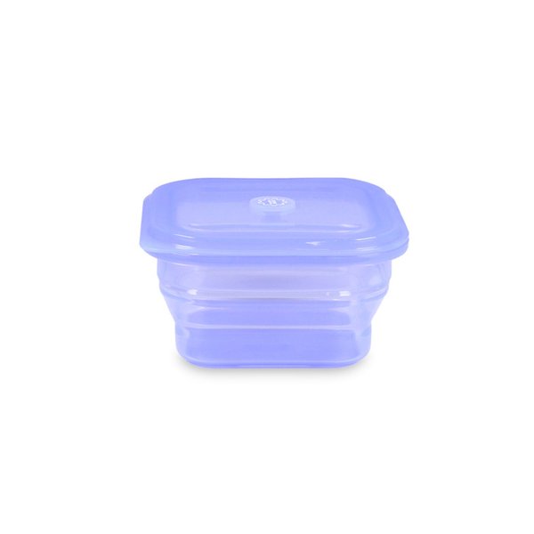 푸쉬락(지켜락) 1200ml PASTEL VIOLET 접이식 실리콘 용기 보관 전자레인지 간편조리