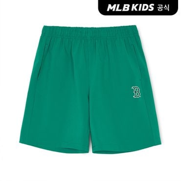 MLB키즈 (공식)24SS 바시티 우븐스트레치 반바지 7ASMV0143-43GNP