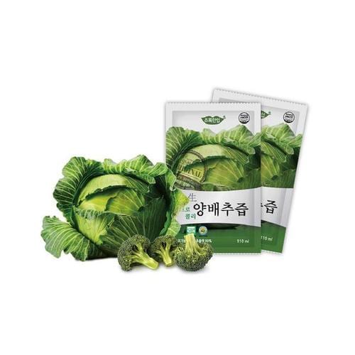 [초록한입] 유기농 브로콜리 양배추즙 110ml  30포(3)
