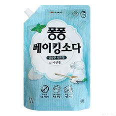 엘지생활건강 퐁퐁 베이킹소다 1200ml 1개 ~ 1.2L 주방 세척제 세정제 세제 리필 대용량
